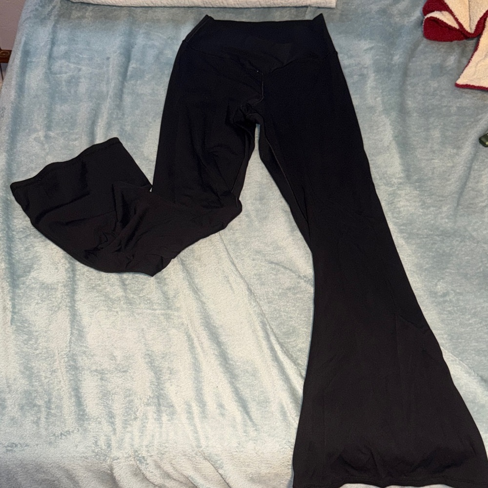 Black Flared Pants